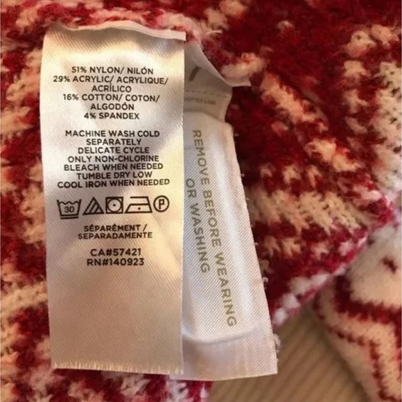 Loft Petite Snowflake Fair Isle Tunic Sweater plus size XXLP - Picture 9 of 12